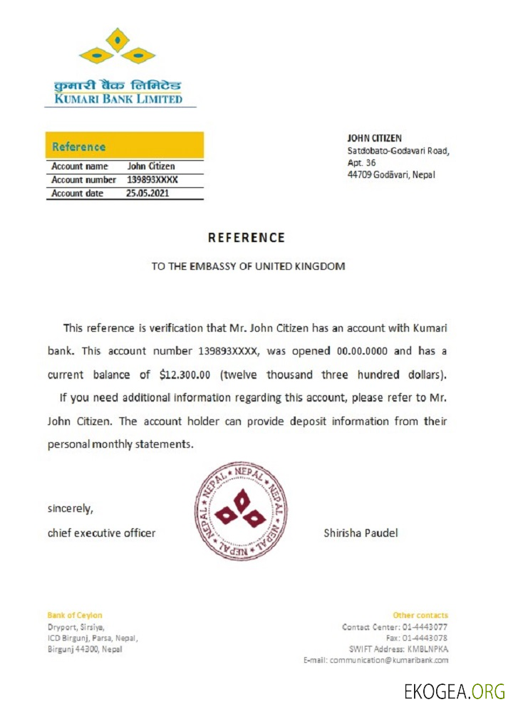 Népal , Kumari bank , reference